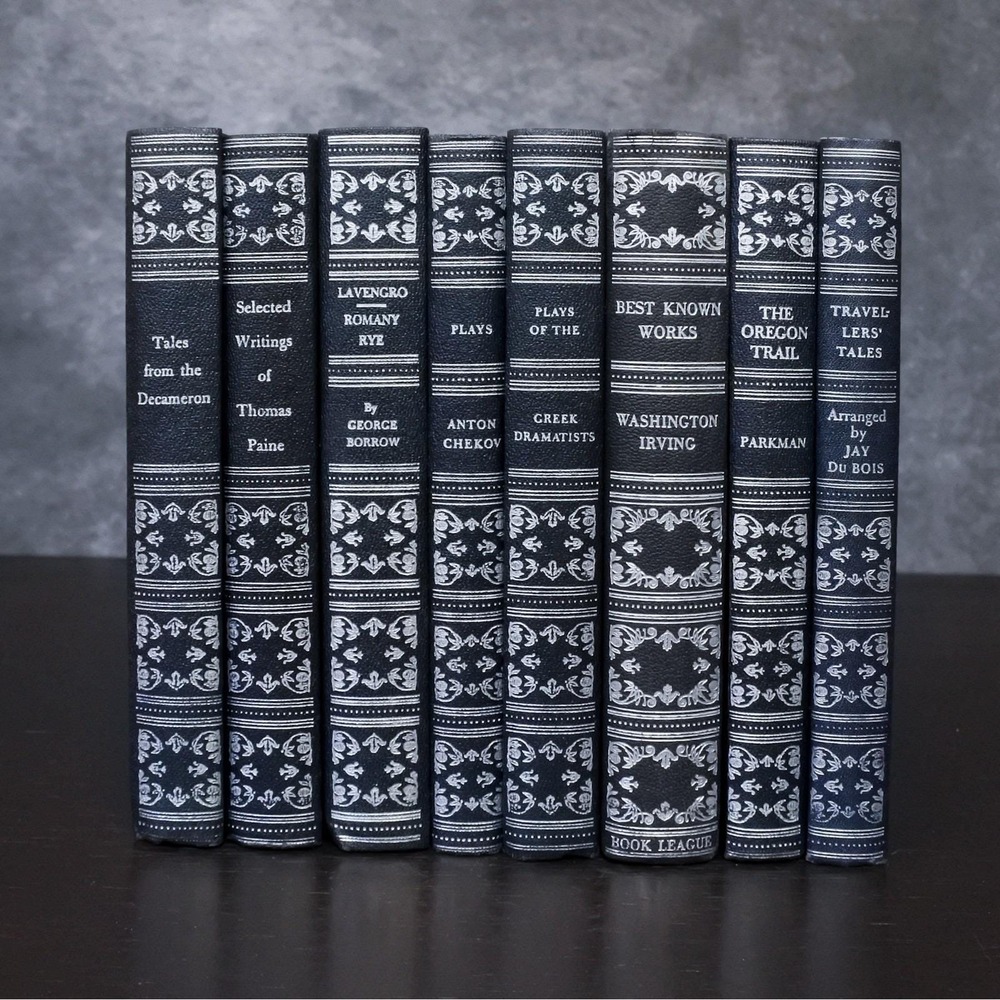 Vintage 1930s 1940s Book League Of America Literature Classics Mixed Titles Set